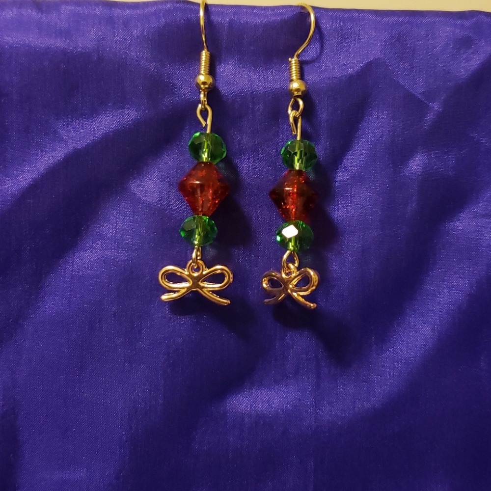 Christmas Holiday Dangle Earrings